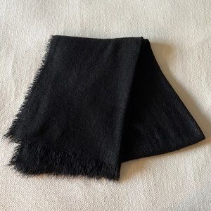 Super Soft Look by M Black Wrap/Shawl/Scarf NWT
